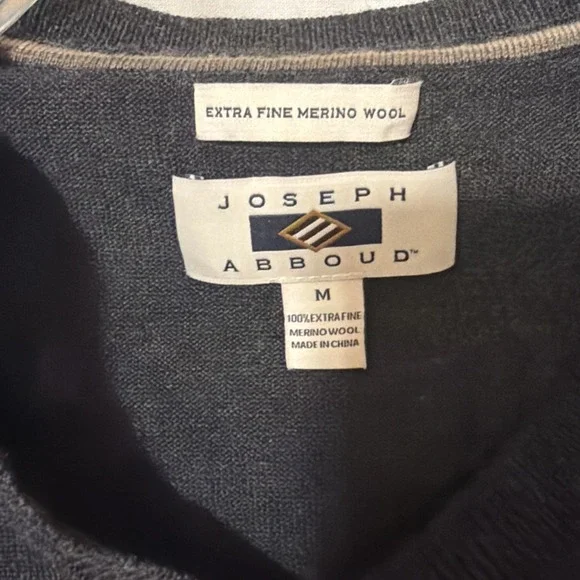 Lot Of 3 Joseph AbboudVests Linen Blend Wool Blend Merino Wool Sweater SMALL